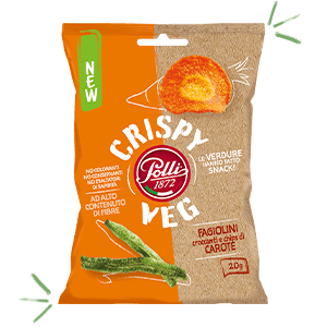 Crispy Veg – Chips di Verdure Fagiolini e Carote