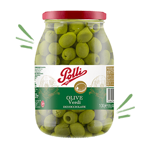 Olive verdi giganti denocciolate
